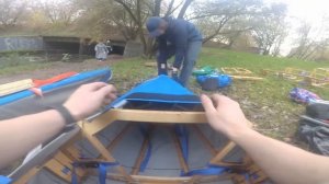 Разборная байдарка своими руками часть 3 // DIY folding kayak