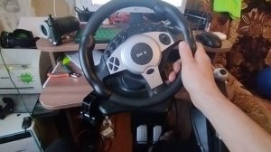 переделал дешёвый руль на базе Arduino mini