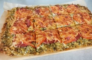 БРОККОЛИ ПИЦЦА! РЕЦЕПТ ОВОЩНОЙ ПИЦЦЫ! Пицца с брокколи и сыром. Полезная пицца..mp4
