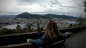 Прогулка по городу Берген, Норвегия