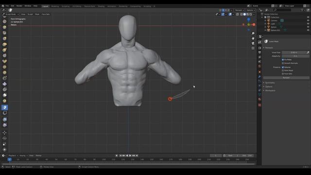 How to Sculpt Torso in Blender in 30 Min смотреть онлайн