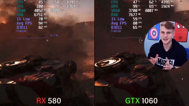 RX 580 vs GTX 1060 // СРАВНЕНИЕ + ЖЕСТКИЕ ТЕСТЫ В ИГРАХ 2020?!! смотреть онлайн