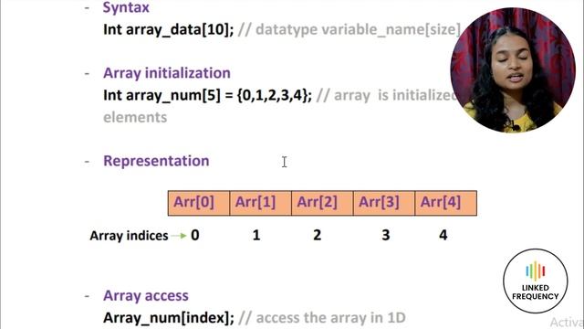 One dimensional arrays in C programming #E17 | Aishwarya Pattar