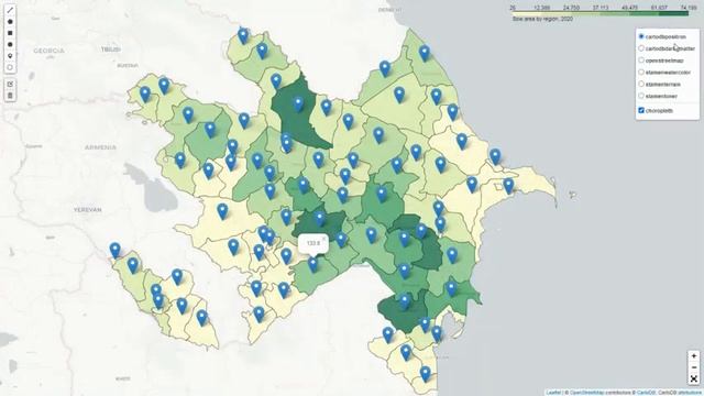 Choropleth Folium map in Python