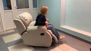 Кресло реклайнер механическое на базе без качания, без вращения