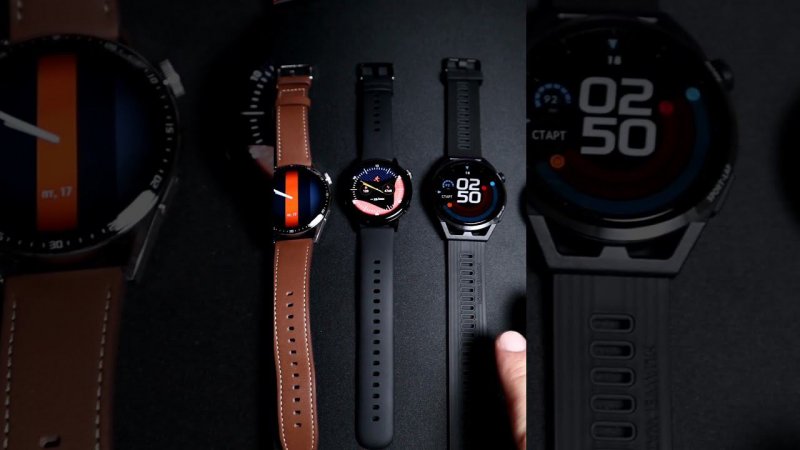 Сравнение Huawei Watch GT 3, Huawei Watch GT Runner и Huawei Watch 3