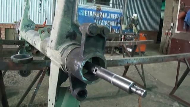 Российский АВТОПРОМ. Расточка интегральной оси с двух сторон с одной установки.