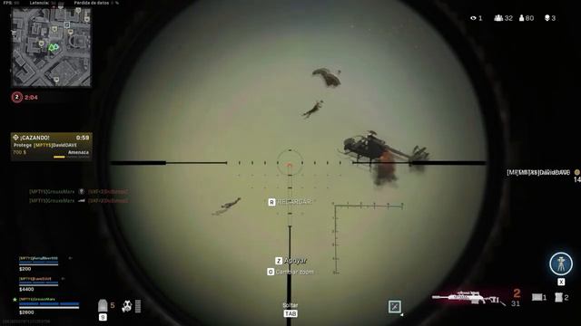 Double helicopter shoot (2 kills) - Warzone смотреть онлайн