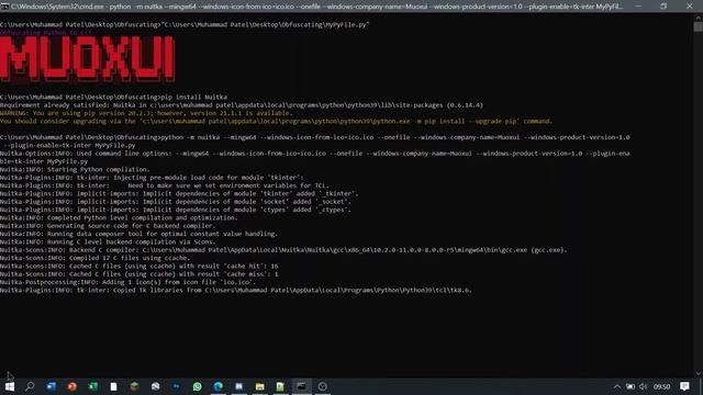 How to convert Python to C (CPython compiler - Nuitka)
