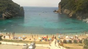 Live Webcam from Paleokastritsa in Corfu - Grece