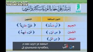 21. Нун кагыдәләре : ИХФӘ س ق ش ج | Әймән Сүвәйд (татарча субтитрлар)