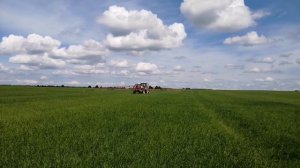 "Первый Белорусский". МТЗ-1221 с опрыскивателем "Мекосан"!!! 🇧🇾