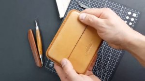 Портсигар из кожи ручной работы