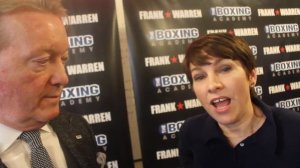 FRANK WARREN ON SHOWTIME DECEMBER 9TH DEAL,YARDE 3 YEAR EXTENSION,THE BOXING ACADEMY