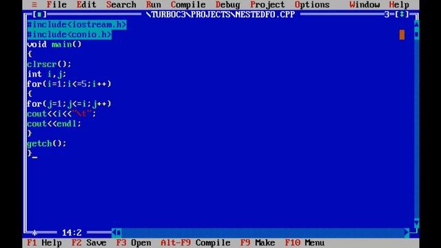 Nested For Loop. Programming Concept Using Nested For loop in C++.