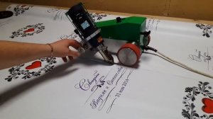 Печать и сварка баннера.