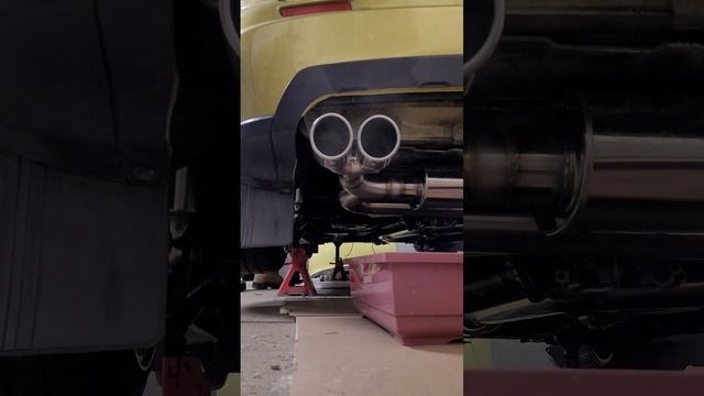 Custom 2013 Suzuki SX4 turbo exhaust test