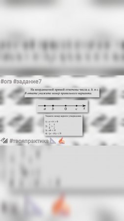 #твояпрактика Номер 7 из Основного государственного экзамена для 9 класса.