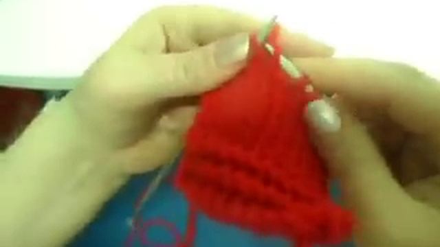 Скрученная лицевая петля с лицевой стороны. смотреть онлайн