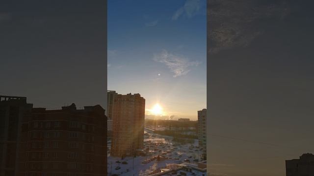 Доброе утро! Мороз и солнце день чудесный! Good morning! Frost and sunshine are a wonderful day!