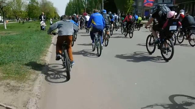 Дружковка. Велозаезд 24.04.2016