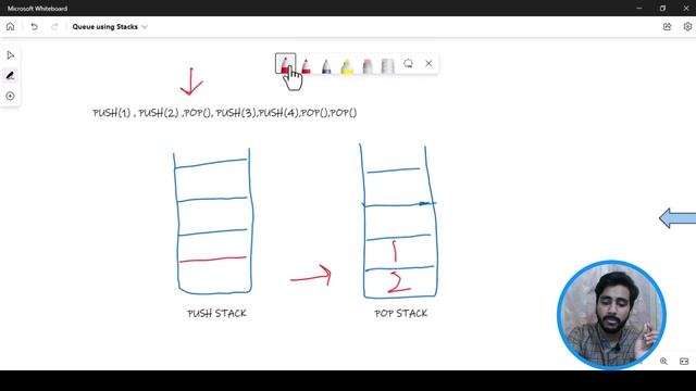 LeetCode IMPLEMENT QUEUE USING STACKS Solution Explained | Java | C++ | LeetCode 232 | Saad Aslam смотреть онлайн