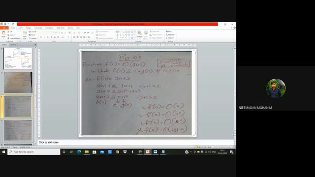# AD8251 #DATA STRUCTURES DESIGN  #Python # Analysis of Algorithm & Asymptotic notations