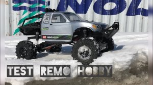 Remo Hobby Trial Rigs Truck winter race through the snow