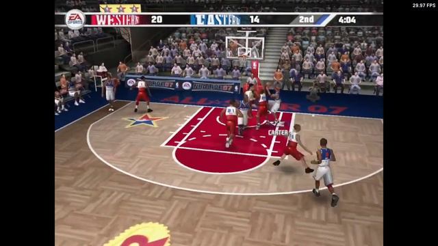 NBA LIVE 07 ALL STAR GAME GAMEPLAY Playstation 2 смотреть онлайн