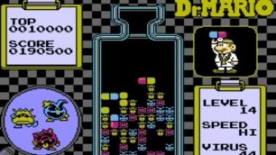 Прохождение игры  Dr. Mario NES/DENDY