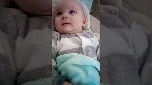 Разговор малыша с мамой в три месяца ...
