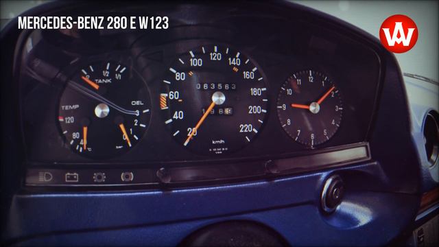 W123 Mercedes-Benz 280 E with M110 engine, 1978 смотреть онлайн