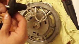 Замена верёвки в ручном стартере