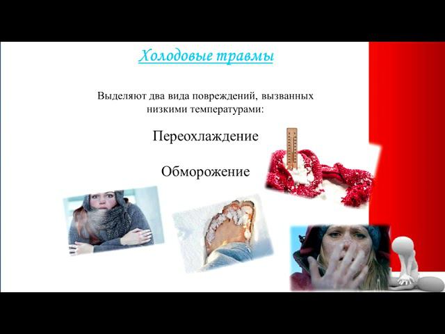 Школа здоровья "Первая помощь" "Первая помощь при термических повреждениях"