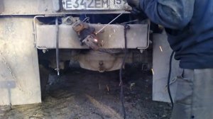 Ремонт (наваривание) фаркопа и кольца дышла Урал лесовоз