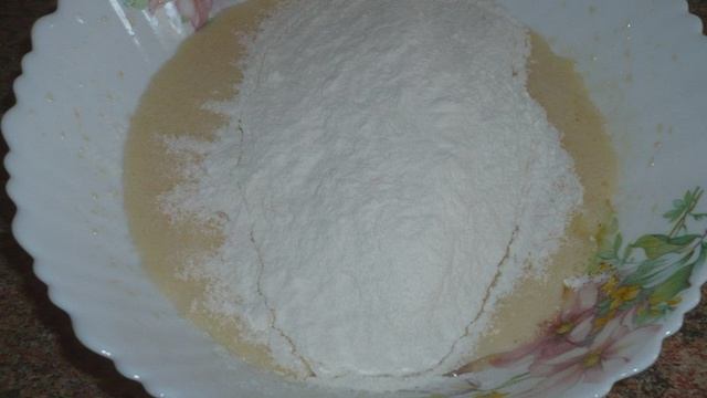 Яблочный кекс на кефире