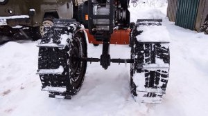 Грунтозацепы(ТРАКИ) из шины R16  на колеса R14