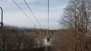 Спуск на канатной дороге с горы Малая Кизиловка (Нальчик 25.02.17)