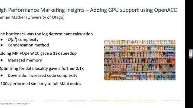 Webinar on Powering up your research with GPUs on NeSI смотреть онлайн