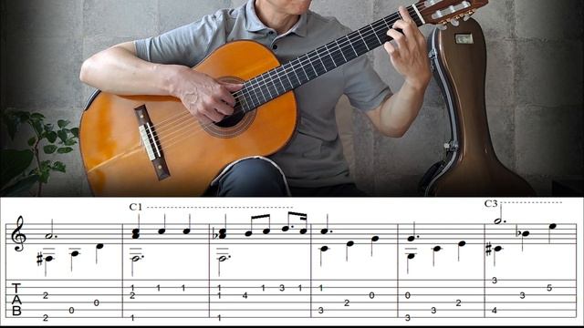 Chopin - Nocturne Op.9, No.2 | Easy Arrangement Fingerstyle Guitar | TAB смотреть онлайн
