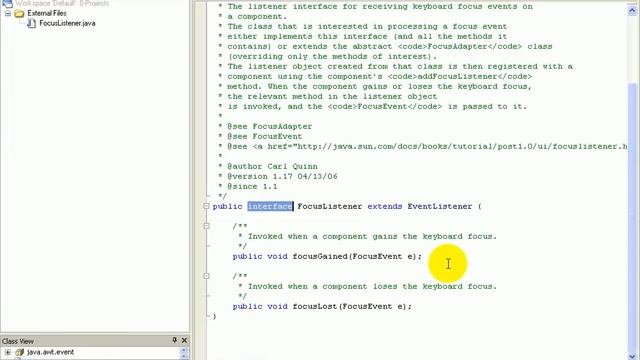 Aula 1504 java - addFocusListener FocusListener focusLost смотреть онлайн