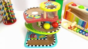 Teach Kids with Fun Preschool Toy Ball Pounding Benches!