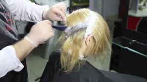 обесцвечивание волос