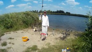 Ингулец, Садово. Испытание тигрового ореха на дикой реке. Ловля карася на флет и донки в августе.