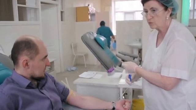 Как происходит забор крови смотреть онлайн