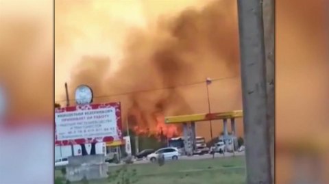 Крупные природные пожары бушуют в Рязанской области