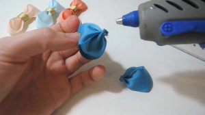 Бантики из лент ? ? ? ПОСМОТРИТЕ КАК ЛЕГКО ? ? ? Банты из репсовых лент МК Канзаши новинки 2,5