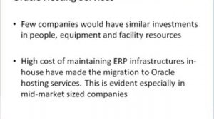 Oracle Hosting Services: Why Hosted ERP Scares Some Companies