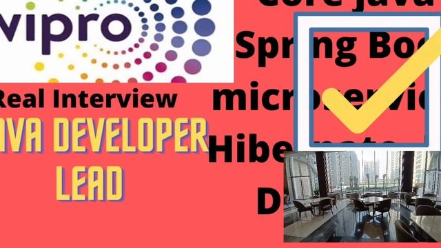 Java developer lead interview recording Wipro, java question and answer
