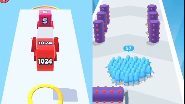 Satisfying Mobile Game: Jelly Run 2048, Monster Run 3D, Snake Run Race, Hyper Run, Count Masters, смотреть онлайн